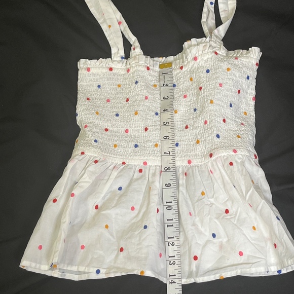 NWT Loft White Polka Dot Top - Picture 11 of 11